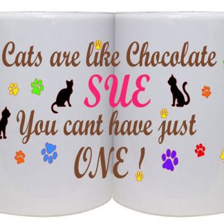 Cats / Dogs are like Chocolate Personalised Mugs