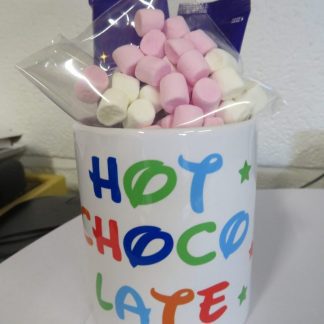 Hot Chocolate Mug with Spoon in Handle + FREE personalisation if required