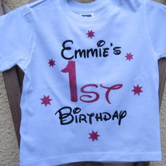 Name 1st, 2nd, 3rd Birthday etc - any name & age T.shirt