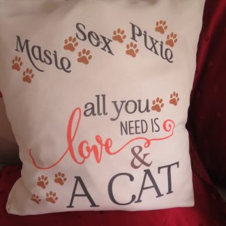 All you need is Love  & a (Cat / Dog) Cushion Cover
