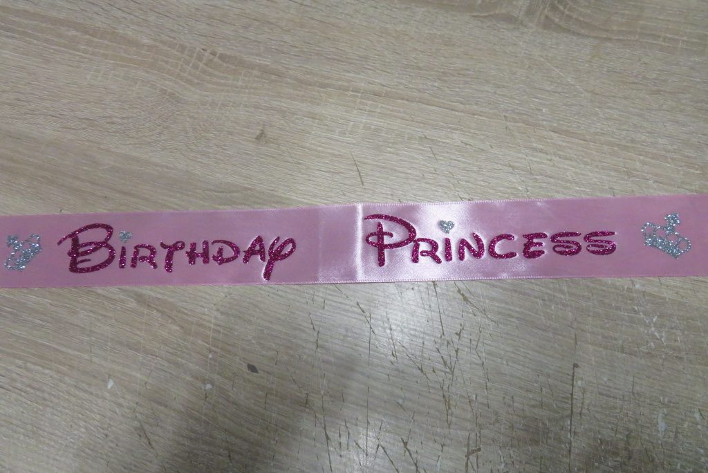Birthday Princess Sash - 2 childrens Sizes