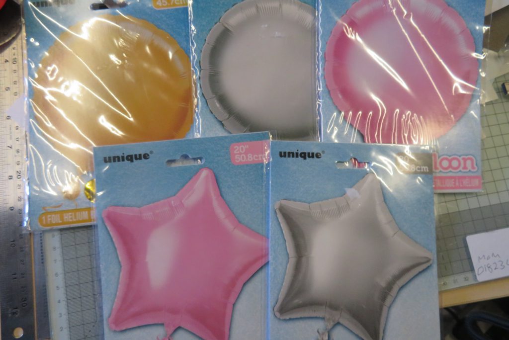 Star & Round Balloons Personalised especially for you - Delivered locally