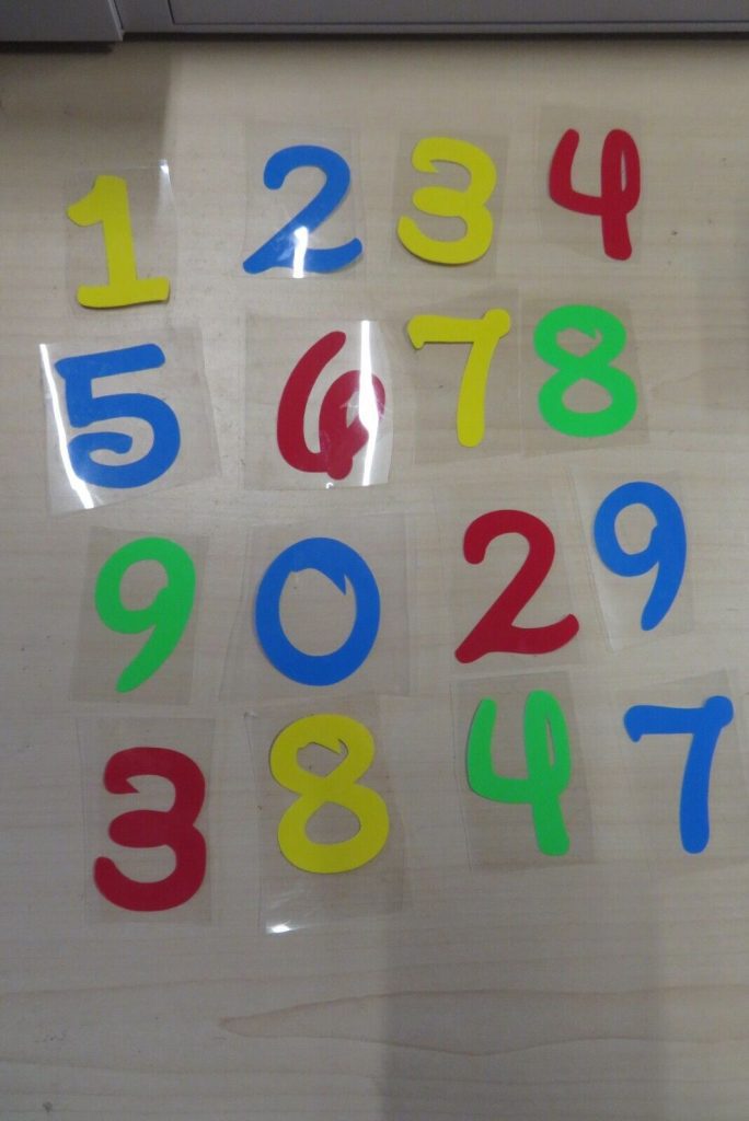 Iron on Numbers - decorate your own T-shirt for numbers day - 2nd Feb 2024 NSPCC