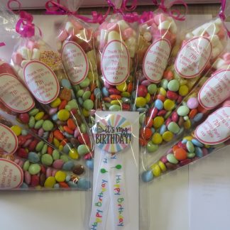 Pre-filled Sweet Cones - Children's Birthday / Wedding Favours / Baby Shower / Birthday Party