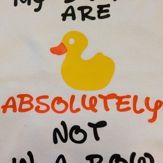 My Ducks are ABSOLUTELY now in a Row Baby Vest